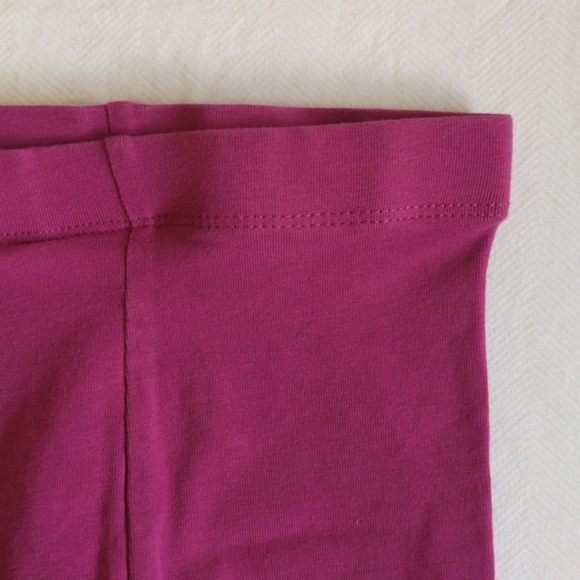 joe fresh basic purple cotton stretch leggings 6-12 months baby girl - Picture 4 of 4